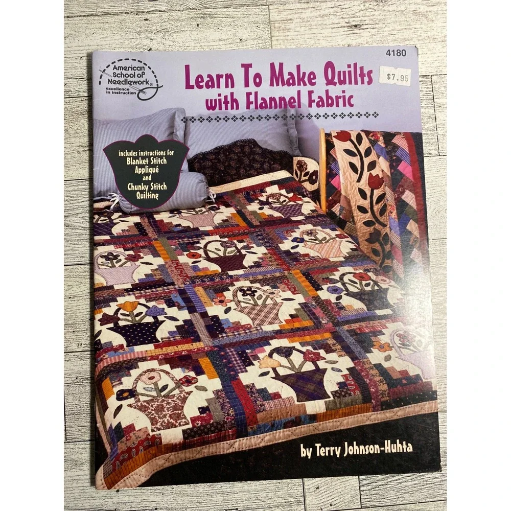 Learn To Make Quilts with Flannel Fabric Terry Johnson-Huhta 1999‎ Patterns 4180